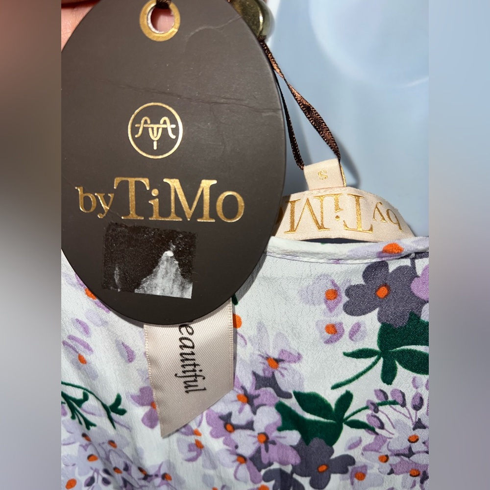BYTIMO Floral Ruched Maxi Dress | NWT | Size Small - Picture 7 of 9